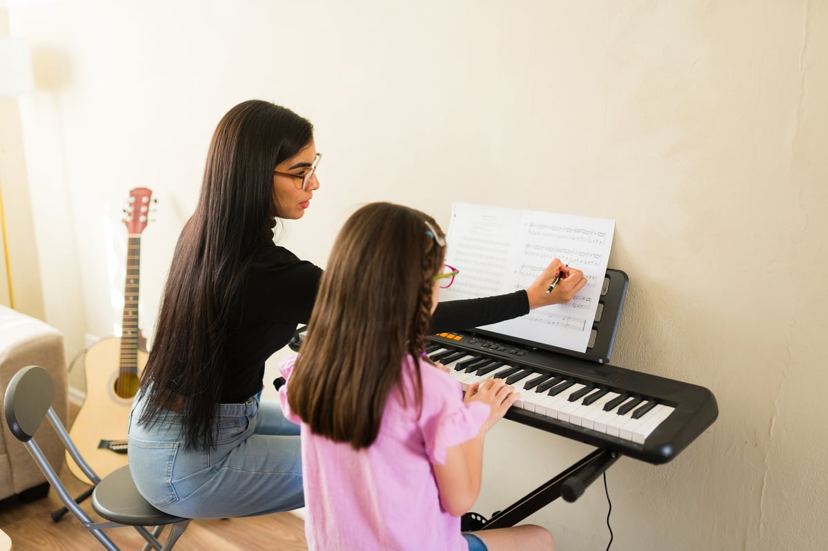 Piano lesson